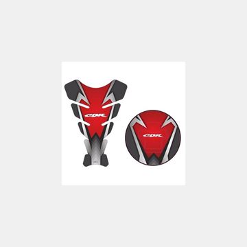Honda CBR 250 Tankpad Kapak Pad Set Kırmızı Resimi