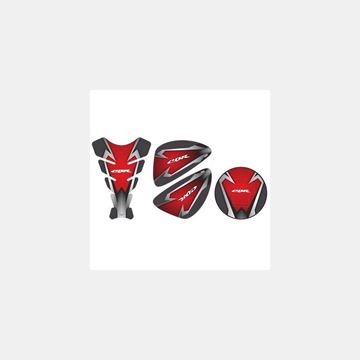 Honda CBR 250 Tankpd Set 3lü Kırmızı Resimi