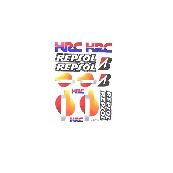 Honda HRC Repsol Karma Sticker (Etiket) Seti resimleri