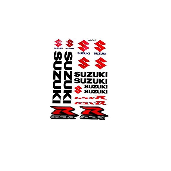 Suzuki Sticker (Etiket) Seti Resimi